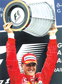 Gulf Weekly A BIC corner for Schumi