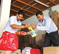 Gulf Weekly Helping hand for the needy