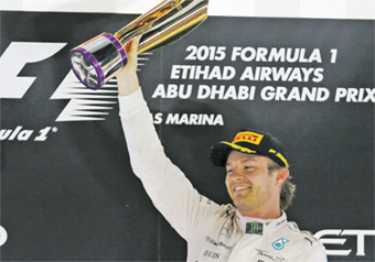 Gulf Weekly Rosberg ends Formula One season on a high