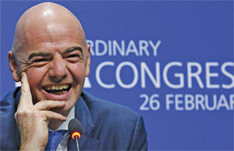 Gulf Weekly Infantino takes charge during turbulent times