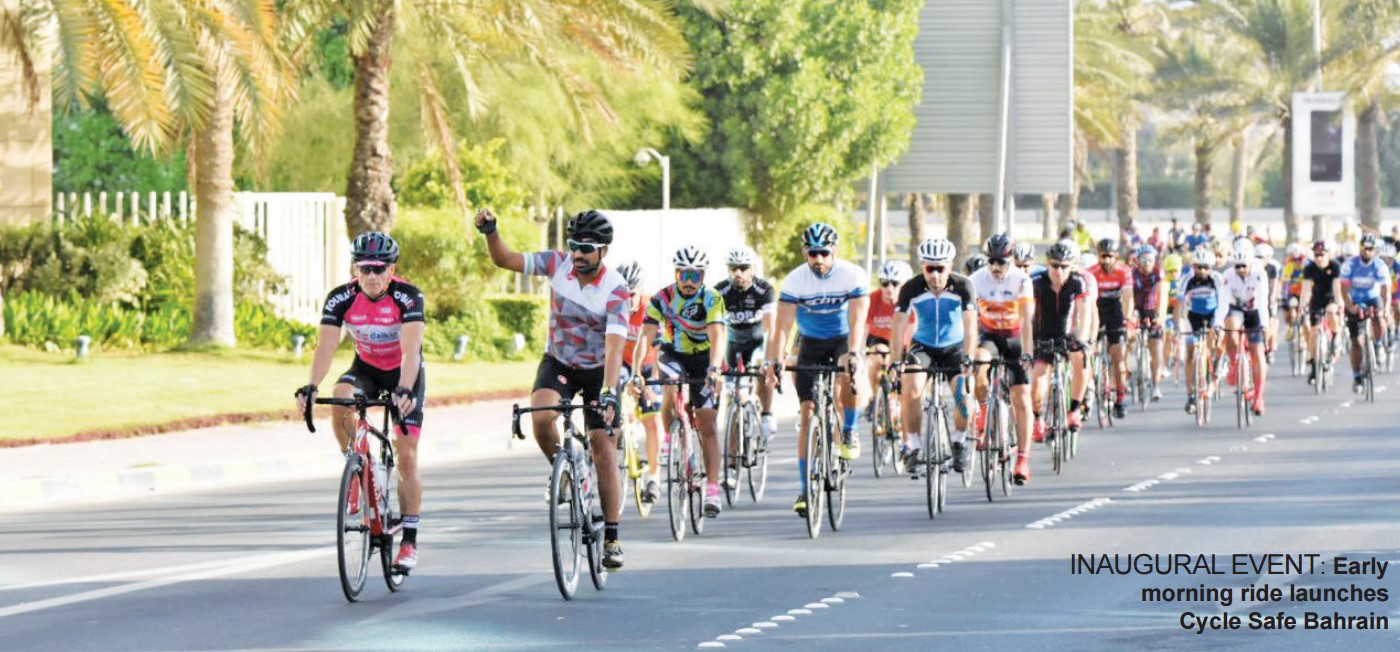 Gulf Weekly Keeping roads safe for bikes