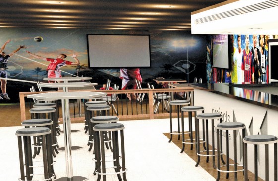 Gulf Weekly Sports lounge gets facelift